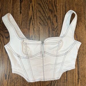 White Corset Top